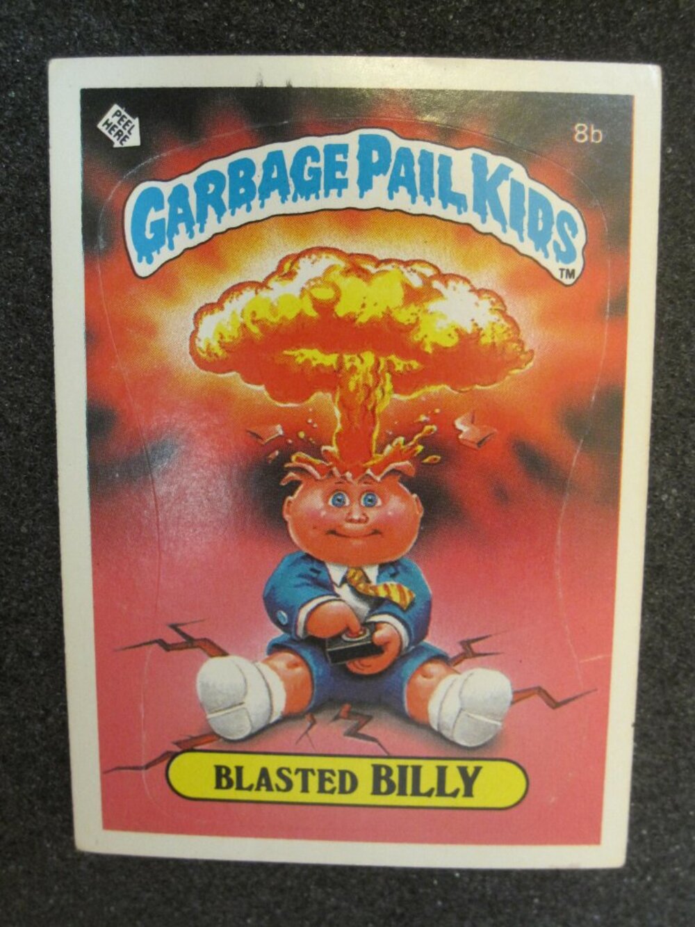 Blasted Billy 8b Garbage Pail Kids 1985 Topps 1st Series